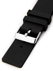 Unisex silikonowy czarny pasek do zegarka SC-04A