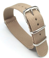 Unisex nylonowy brązowy Nato pasek do zegarka R4-154992
