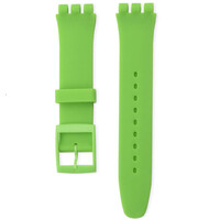 Unisex zielony silikonowy pasek pro zegarki Swatch