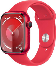 Apple Watch Series 9, GPS, 45mm Koperta z czerwonego aluminium (PRODUCT) RED, sportowy pasek M/L