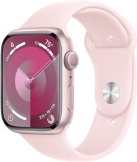 Apple Watch Series 9, GPS, 45mm Koperta z różowego aluminium, sportowy pasek S/M