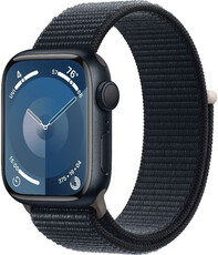 Apple Watch Series 9 GPS 45mm koperta z ciemnoatramentowego aluminium z ciemnoatramentową opaską sportową