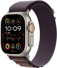 Apple Watch Ultra 2 GPS + Cellular, 49mm tytanowa koperta z indygo opaską alpine - L
