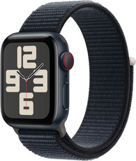 Apple Watch SE GPS + Cellular z aluminiową kopertą Dark Ink 40 mm i sportowym paskiem Dark Ink