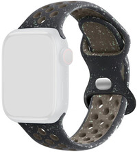 Pasek do Apple Watch 42/44/45 mm, silikonowy sportowy, czarny