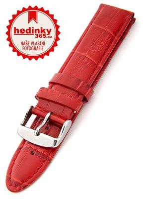 Unisex skórzany czerwony pasek do zegarka HYP-01-OPERA