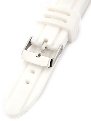Unisex silikonowy biały pasek do zegarka SC-01B