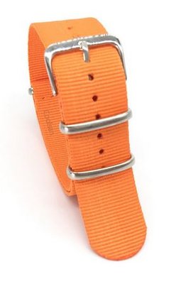 Unisex nylonowy pomarańczowy Nato pasek do zegarka R3-154991