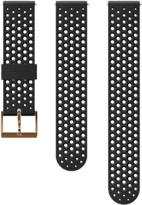 Silikonowy pasek do zegarka Suunto 3 Fitness Black/Copper S+M 20mm