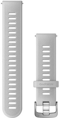 Pasek Garmin Quick Release 20mm, silikonowy, Whitestone, srebrne zapięcie (Venu, Venu Sq, Venu 2 plus aj.)