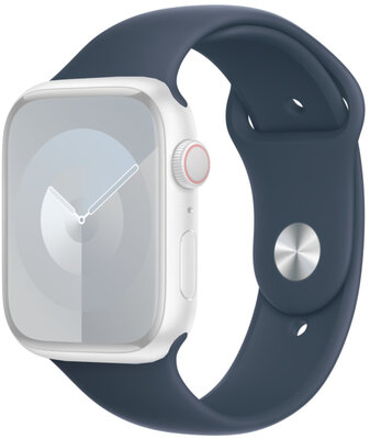 Apple Watch 45mm pasek sportowy w kolorze burzowego błękitu S/M