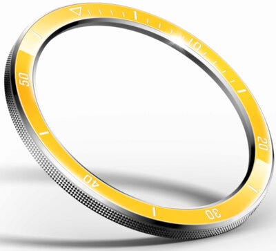 Wymienna luneta do zegarka Xiaomi Watch S3 Bezel (Yellow)