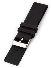 Unisex silikonowy czarny pasek do zegarka SC-04A
