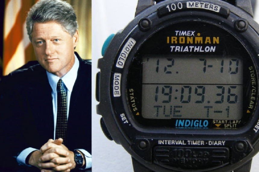 Bill Clinton nosil Timex Ironman. Zdroj: https://www.thegentlemansjournal.com/