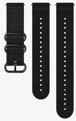 Materiałowy pasek do zegarka Suunto Spartan Sport, Spartan Sport Wrist HR/Baro i Suunto 9 Black/Black M+L 24mm