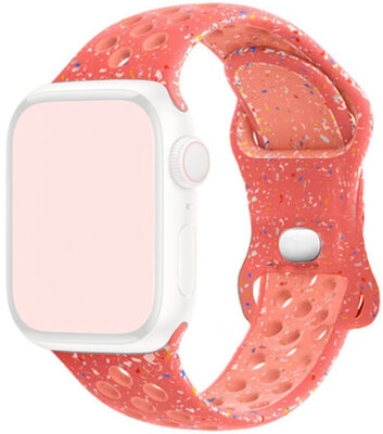 Pasek do Apple Watch 38/40/41 mm, silikonowy sportowy, pomarańczowy