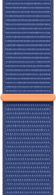 Sportowy przewlekany pasek Apple, tekstylny, morski niebieski, do kopert 38/40/41 mm